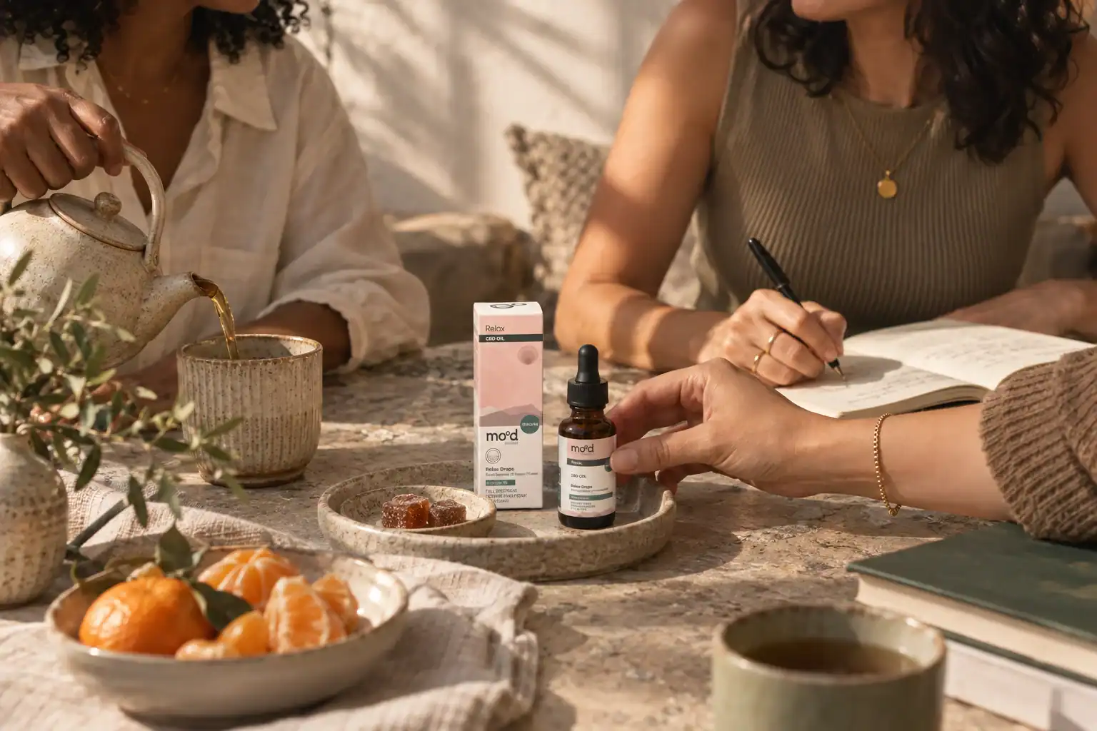 Mood Wellness full-spectrum CBD oil collection